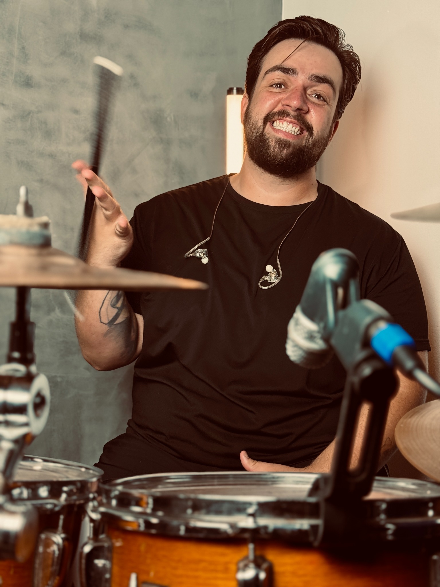 Marcus Speziali, baterista parceiro da Nano Sound