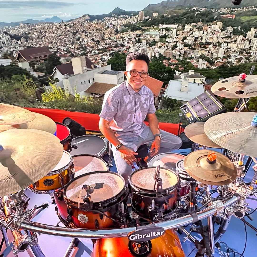 Mauricio, baterista parceiro da Nano Sound