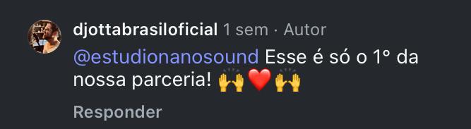 Depoimento de artista atendido pelo Nano Sound